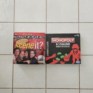 Monopoly Socialism Board Game + Free Seinfeld Game